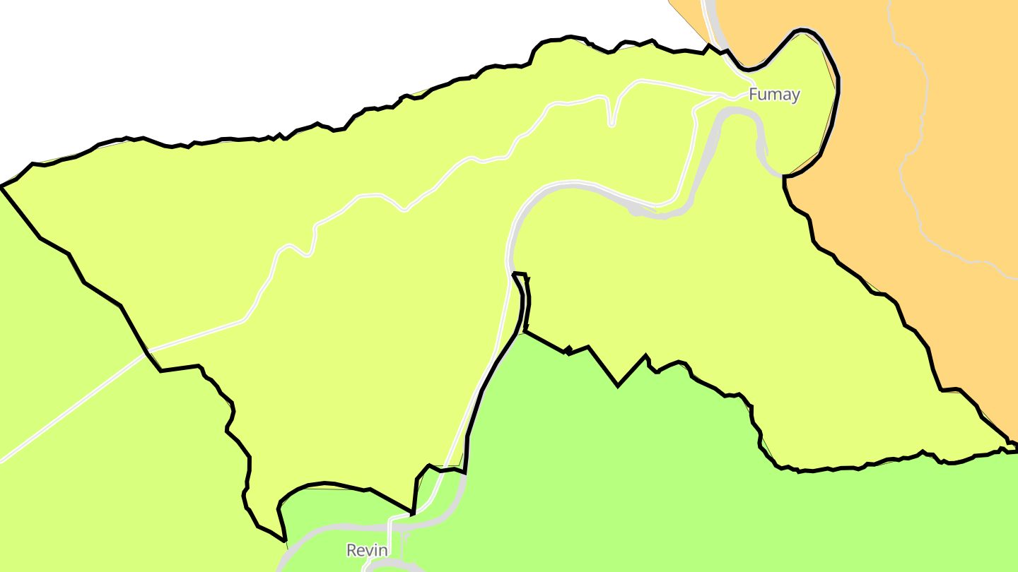 Carte des prix de l'immobilier Fumay