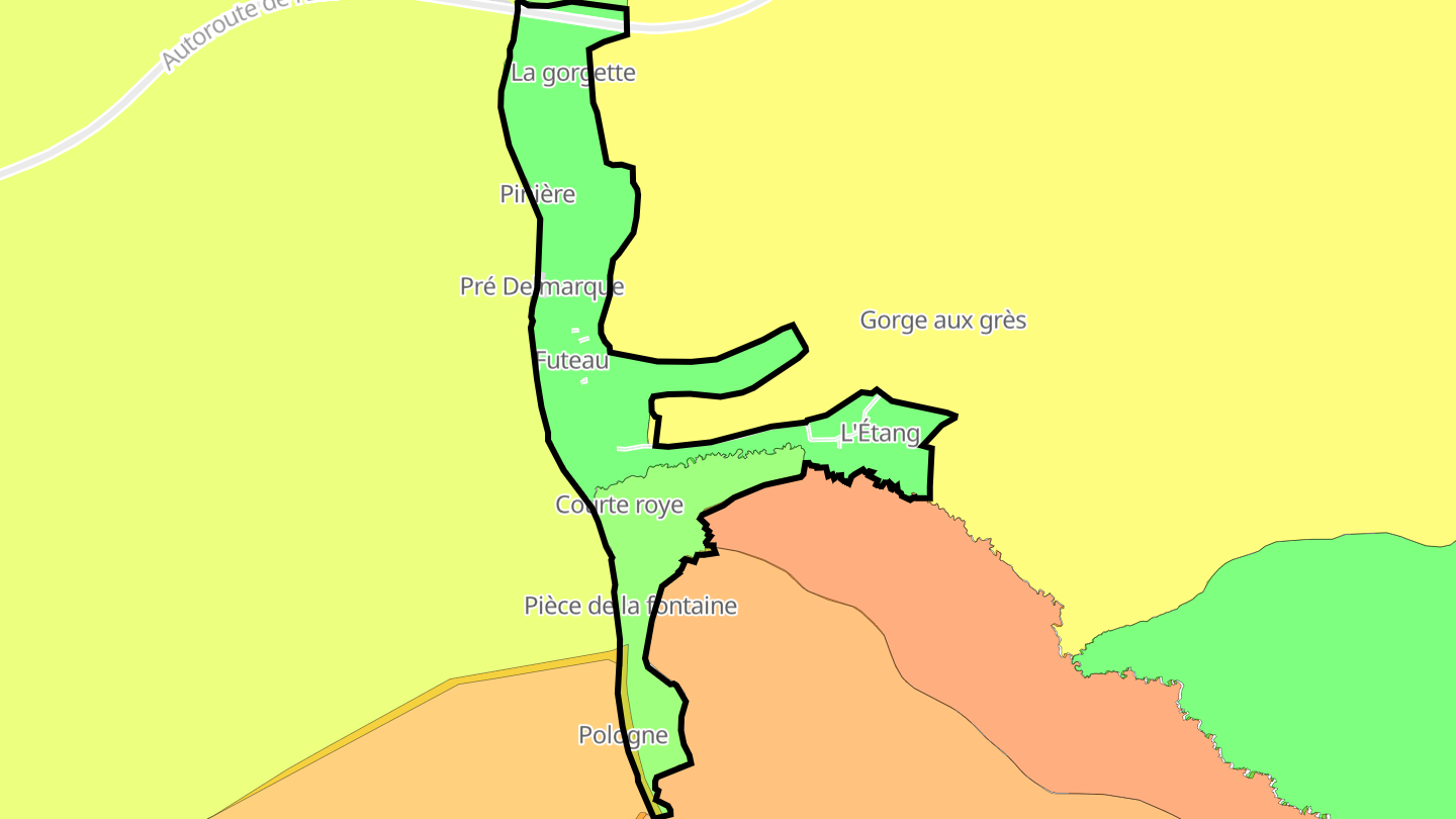 Carte des prix de l'immobilier Futeau