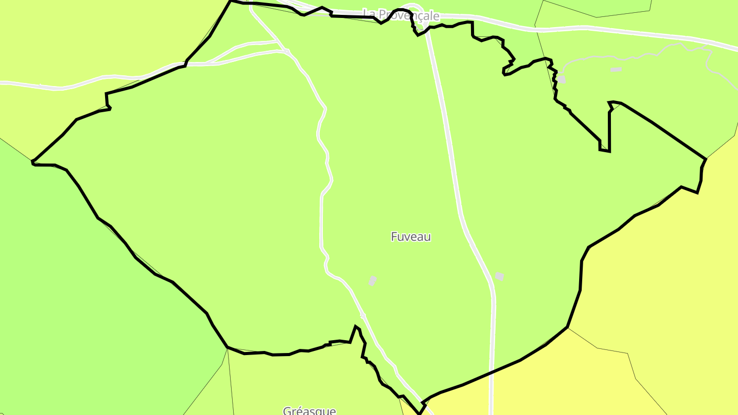 Carte des prix de l'immobilier Fuveau