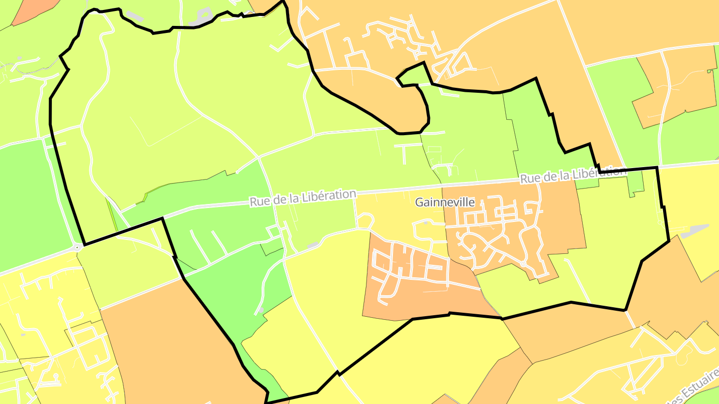 Carte des prix de l'immobilier Gainneville