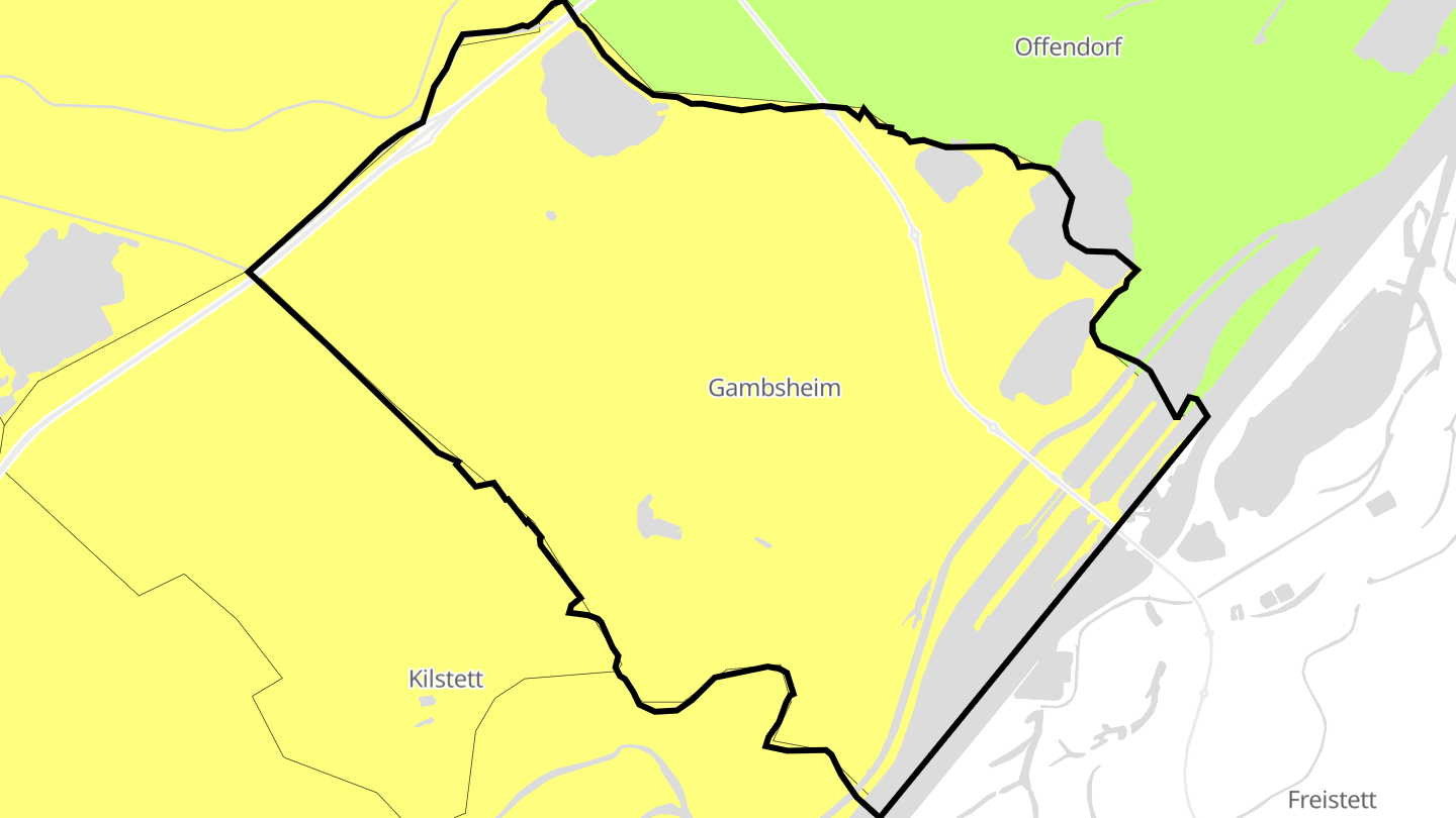 Carte des prix de l'immobilier Gambsheim