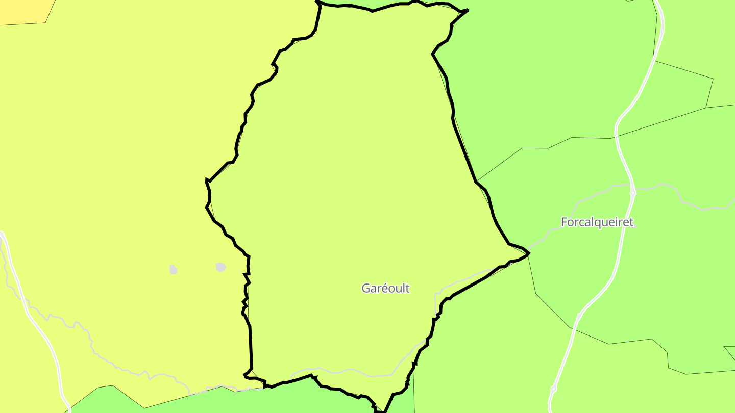 Carte des prix de l'immobilier Garéoult