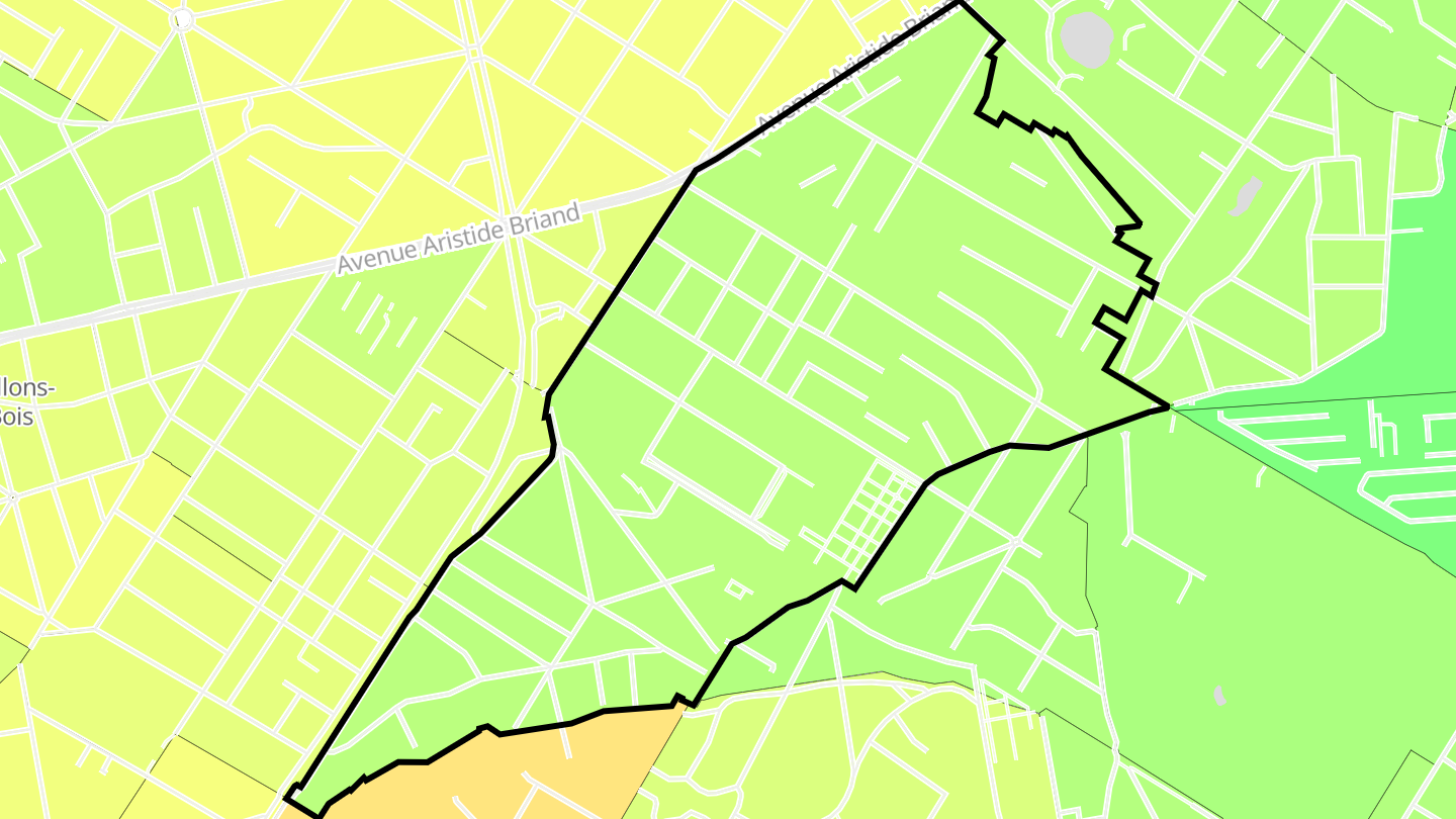Carte des prix de l'immobilier Gargan