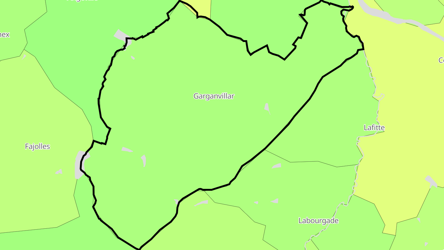 Carte des prix de l'immobilier Garganvillar