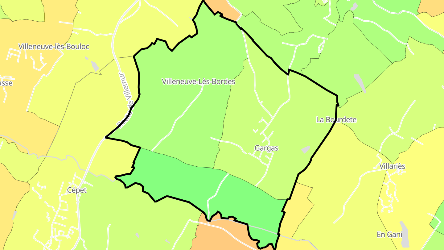 Carte des prix de l'immobilier Gargas