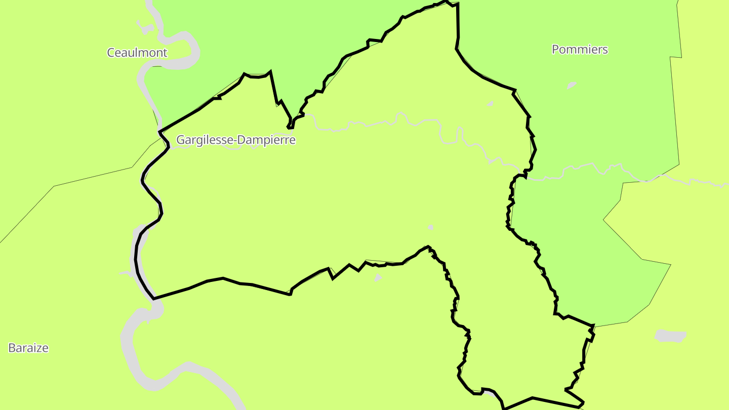 Carte des prix de l'immobilier Gargilesse-Dampierre