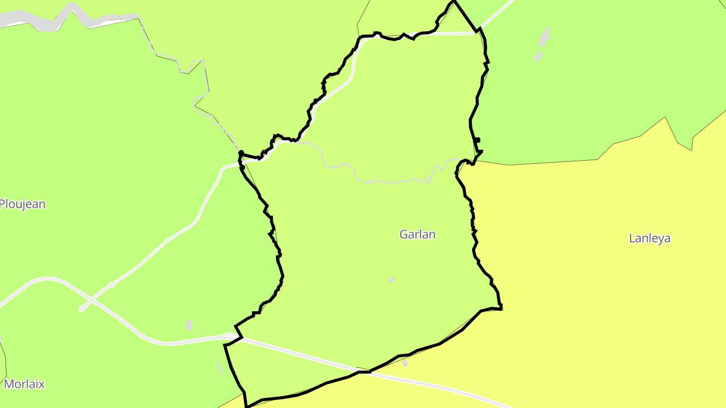 Carte des prix de l'immobilier Garlan