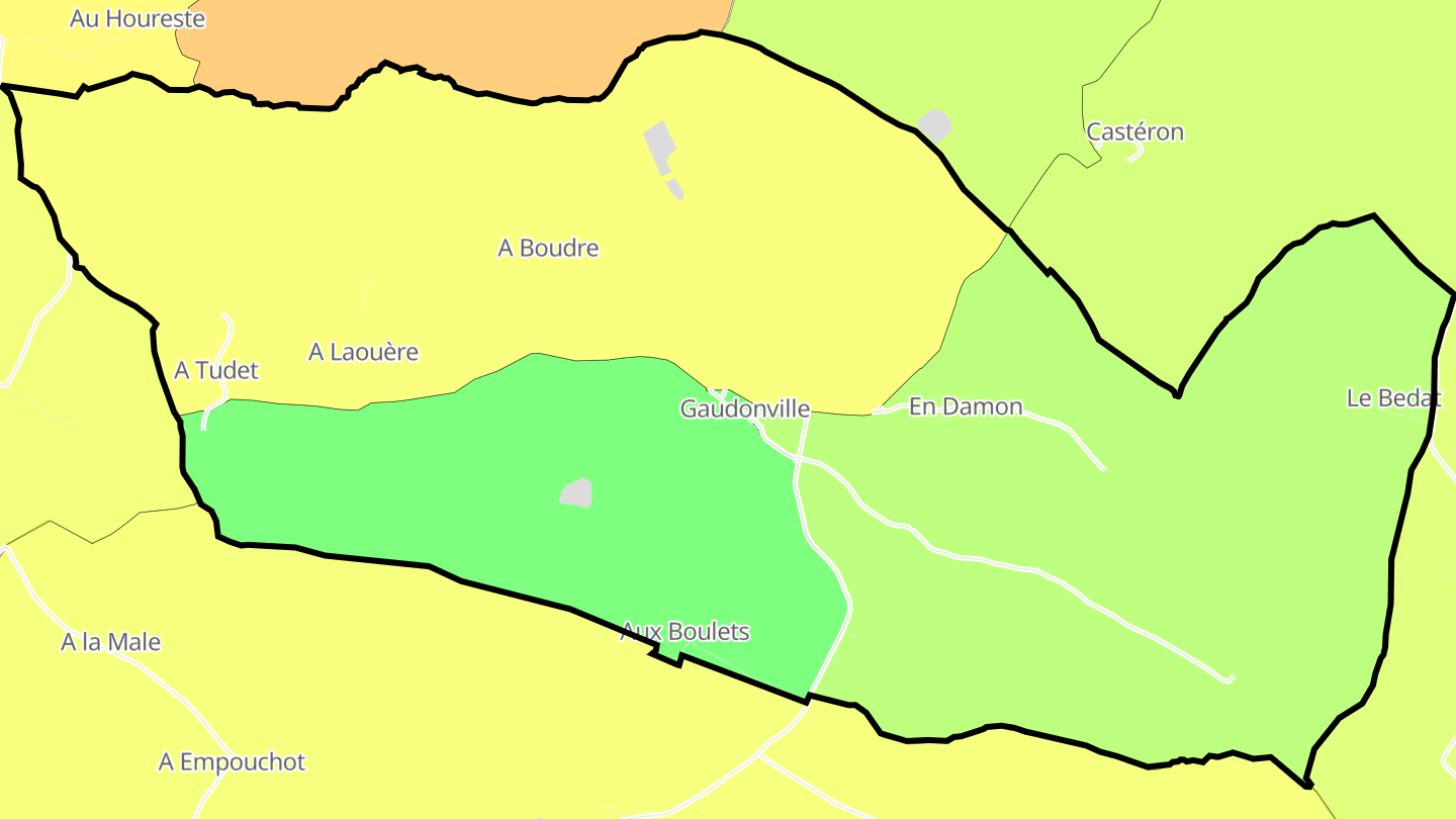 Carte des prix de l'immobilier Gaudonville