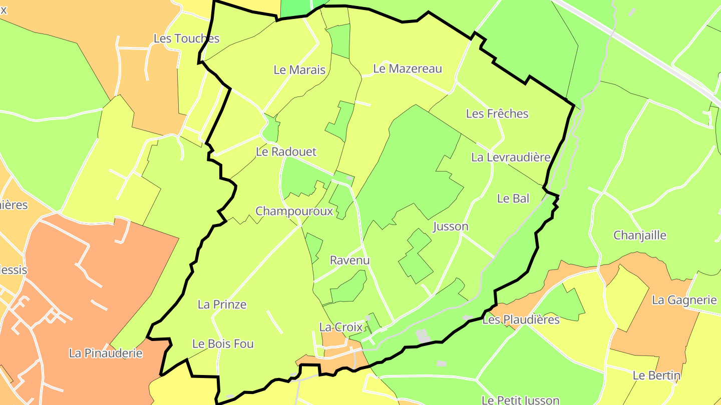 Carte des prix de l'immobilier Gée