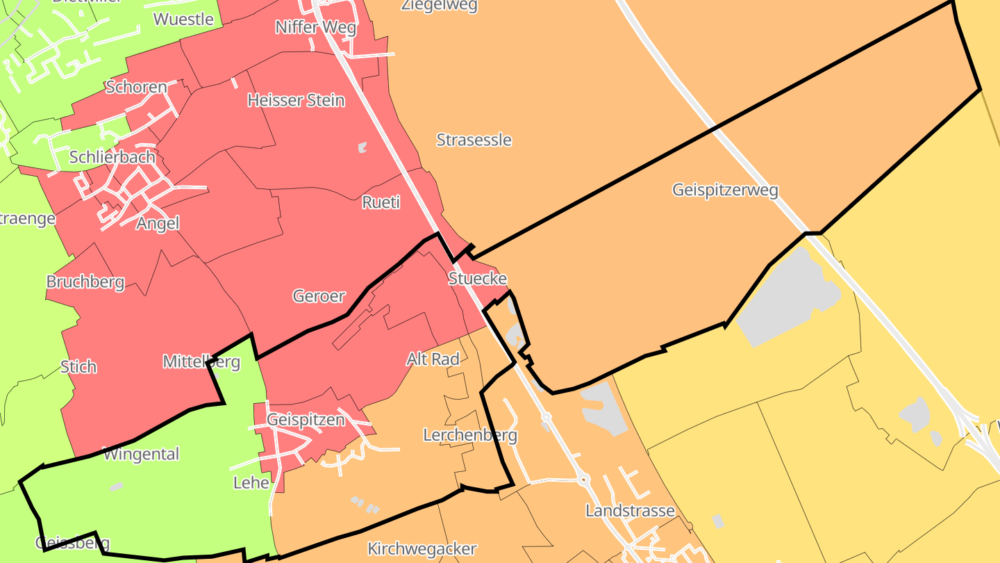 Carte des prix de l'immobilier Geispitzen