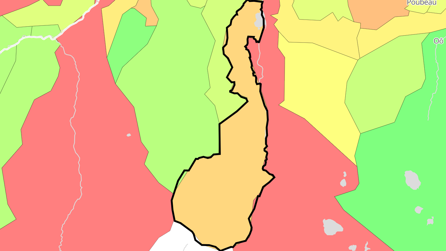 Carte des prix de l'immobilier Génos