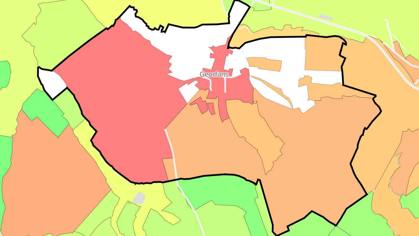 Carte des prix de l'immobilier Georfans