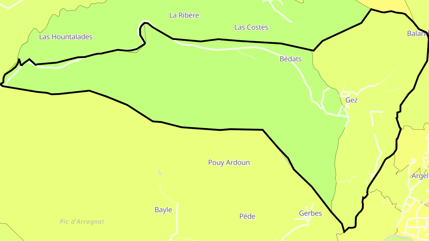 Carte des prix de l'immobilier Gez