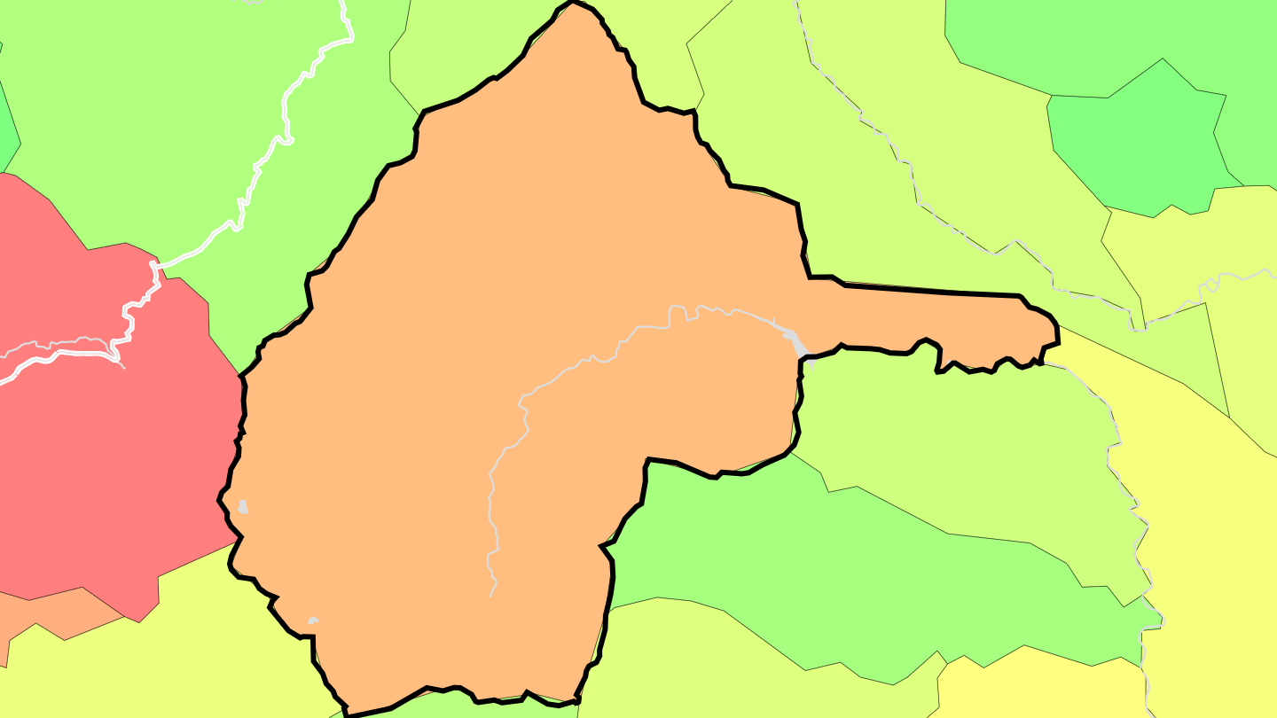 Carte des prix de l'immobilier Ghisoni