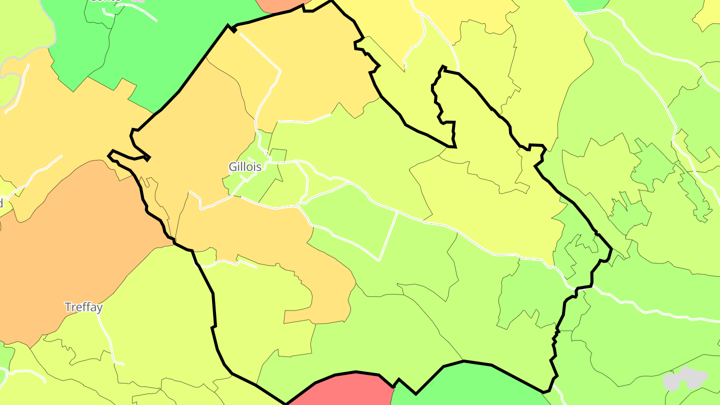 Carte des prix de l'immobilier Gillois