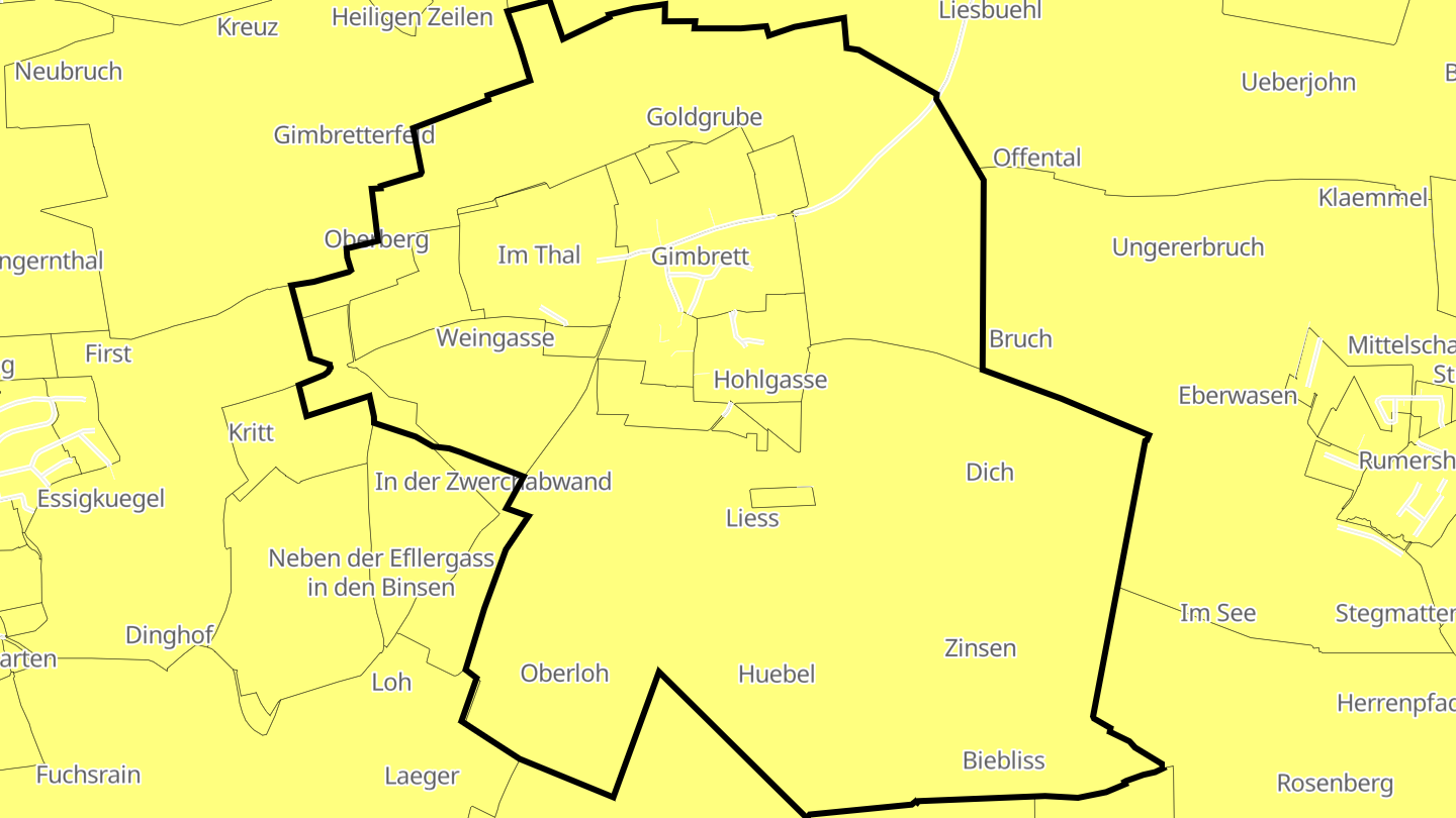 Carte des prix de l'immobilier Gimbrett