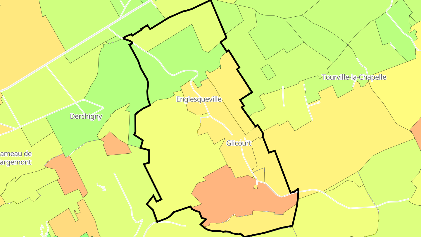 Carte des prix de l'immobilier Glicourt