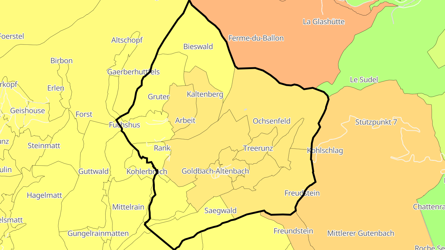 Carte des prix de l'immobilier Goldbach-Altenbach