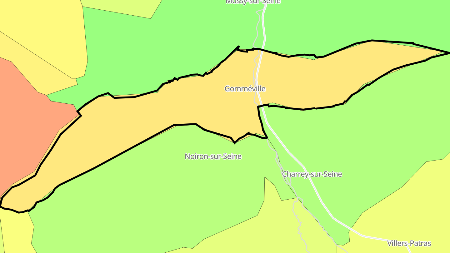 Carte des prix de l'immobilier Gomméville