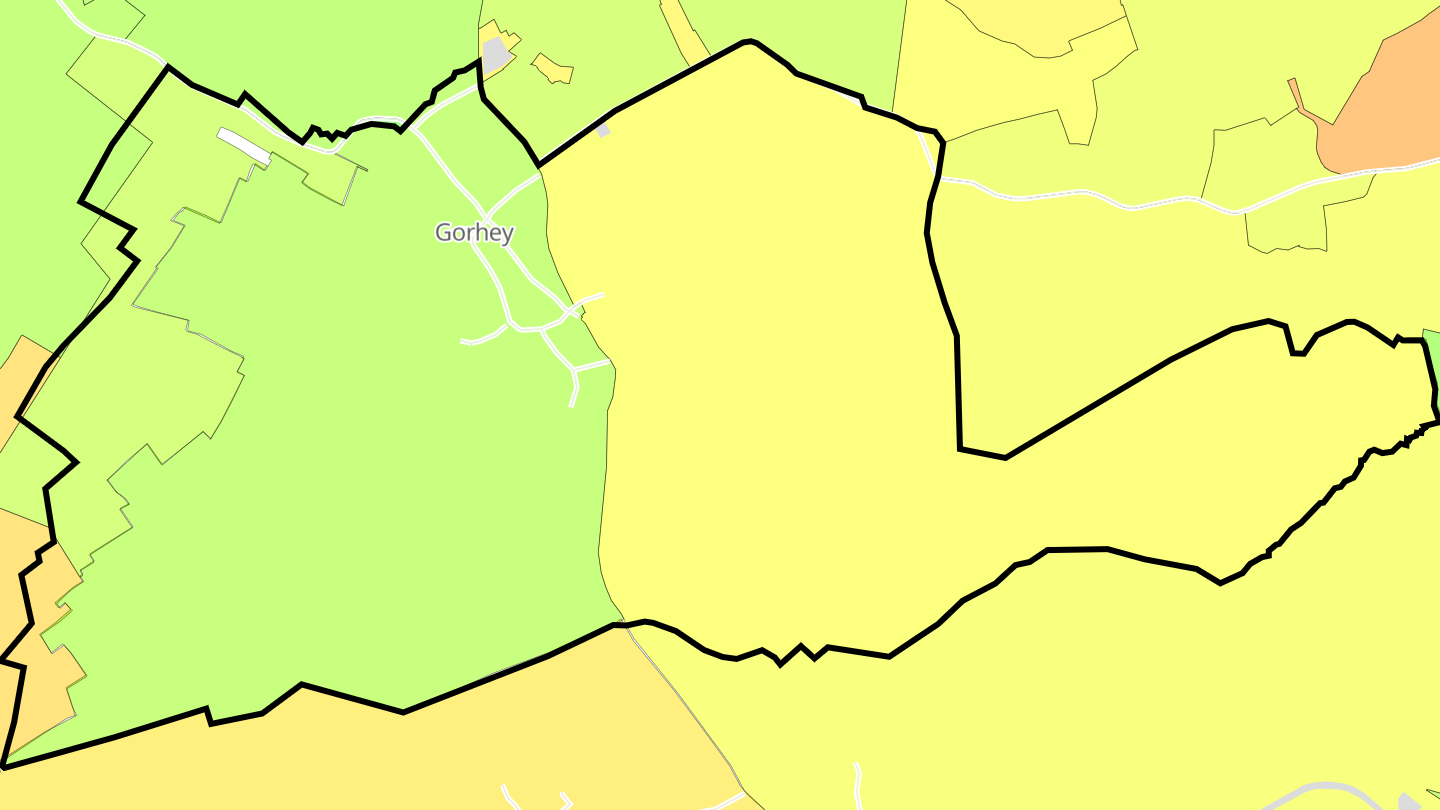 Carte des prix de l'immobilier Gorhey