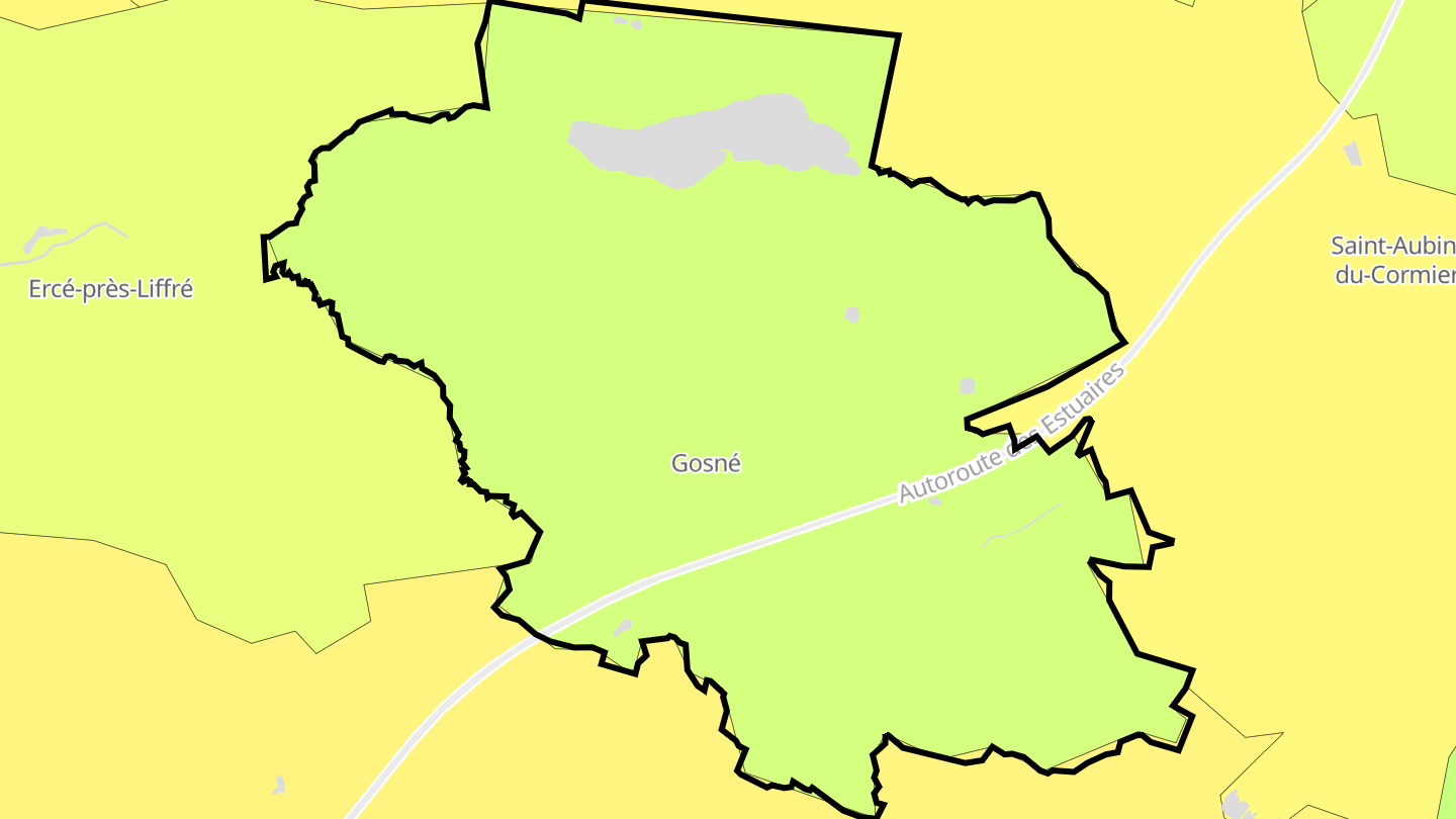 Carte des prix de l'immobilier Gosné