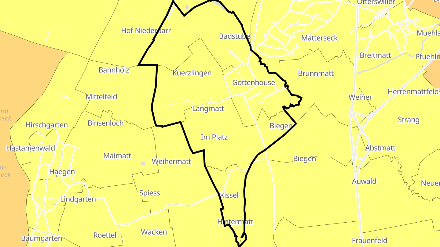 Carte des prix de l'immobilier Gottenhouse