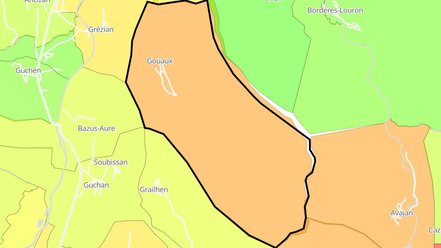 Carte des prix de l'immobilier Gouaux