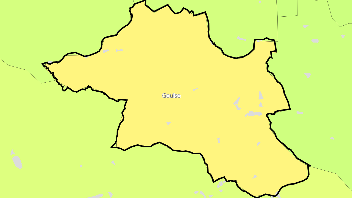 Carte des prix de l'immobilier Gouise