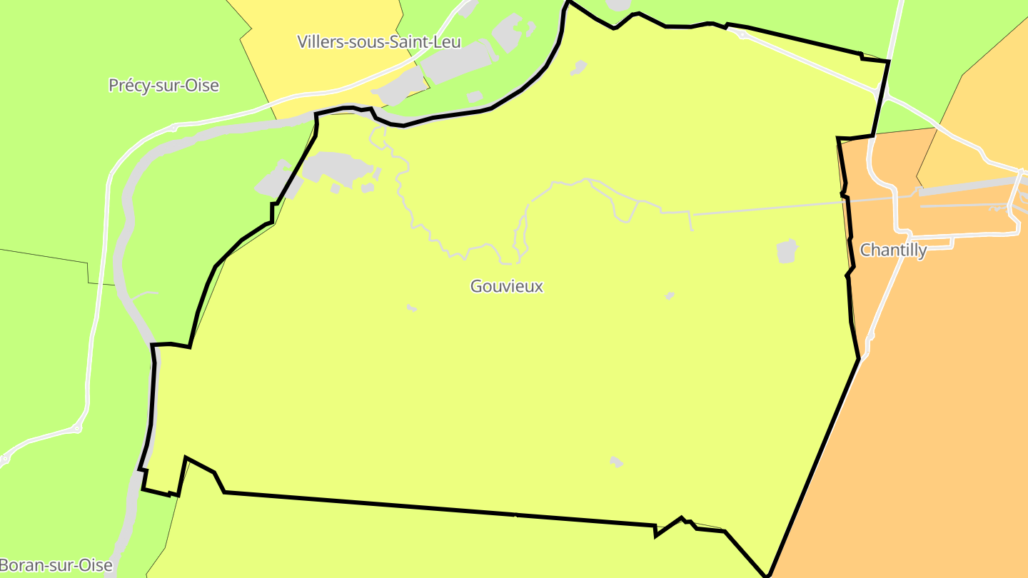 Carte des prix de l'immobilier Gouvieux