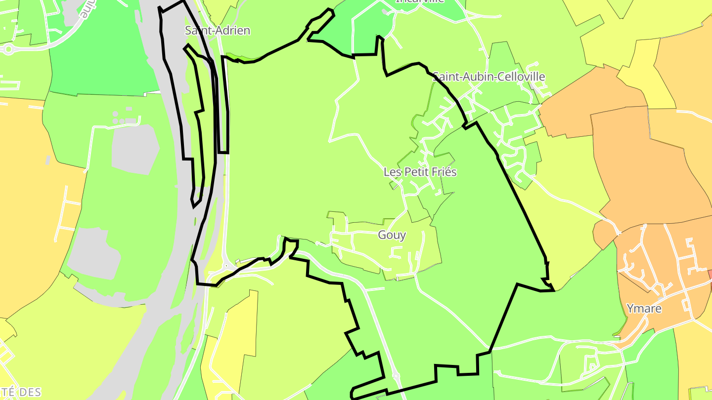 Carte des prix de l'immobilier Gouy