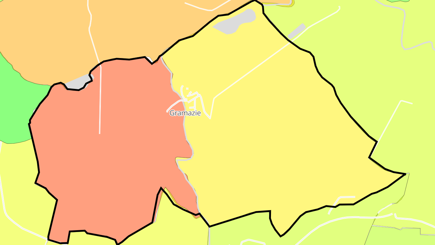 Carte des prix de l'immobilier Gramazie