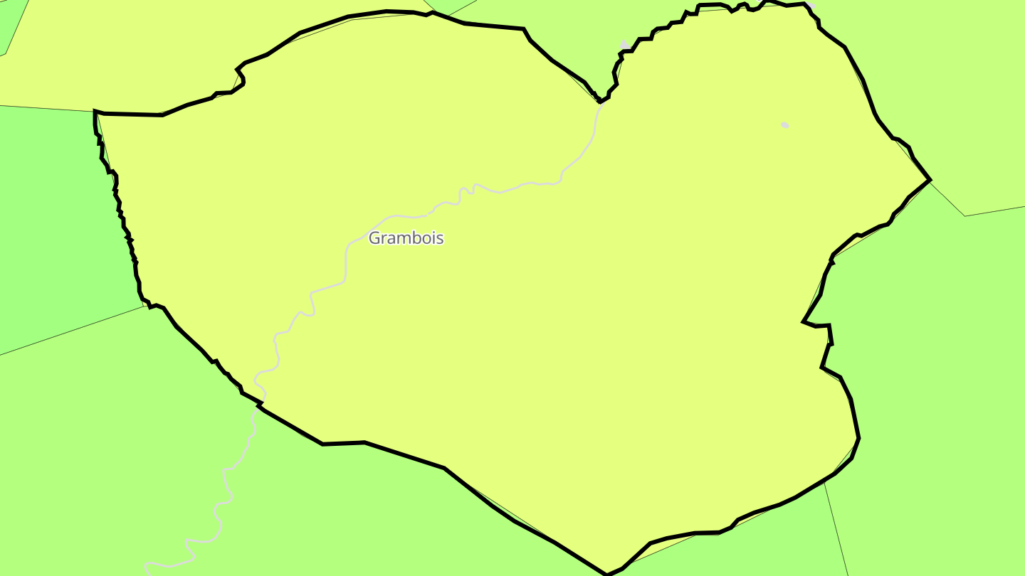 Carte des prix de l'immobilier Grambois