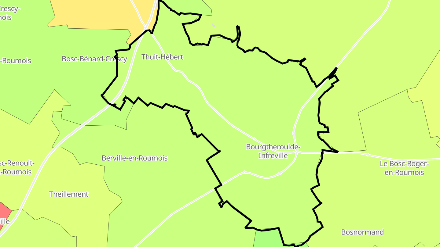 Carte des prix de l'immobilier Grand Bourgtheroulde