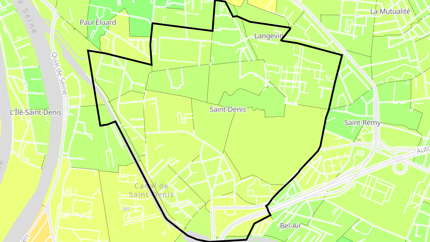 Carte des prix de l'immobilier Grand Centre Ville