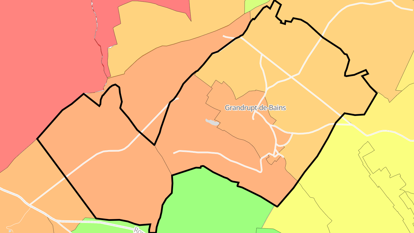 Carte des prix de l'immobilier Grandrupt-de-Bains