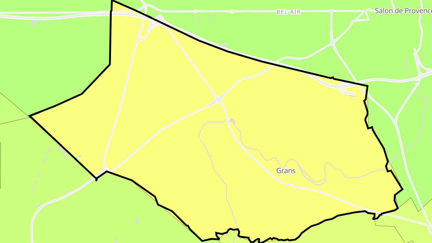 Carte des prix de l'immobilier Grans