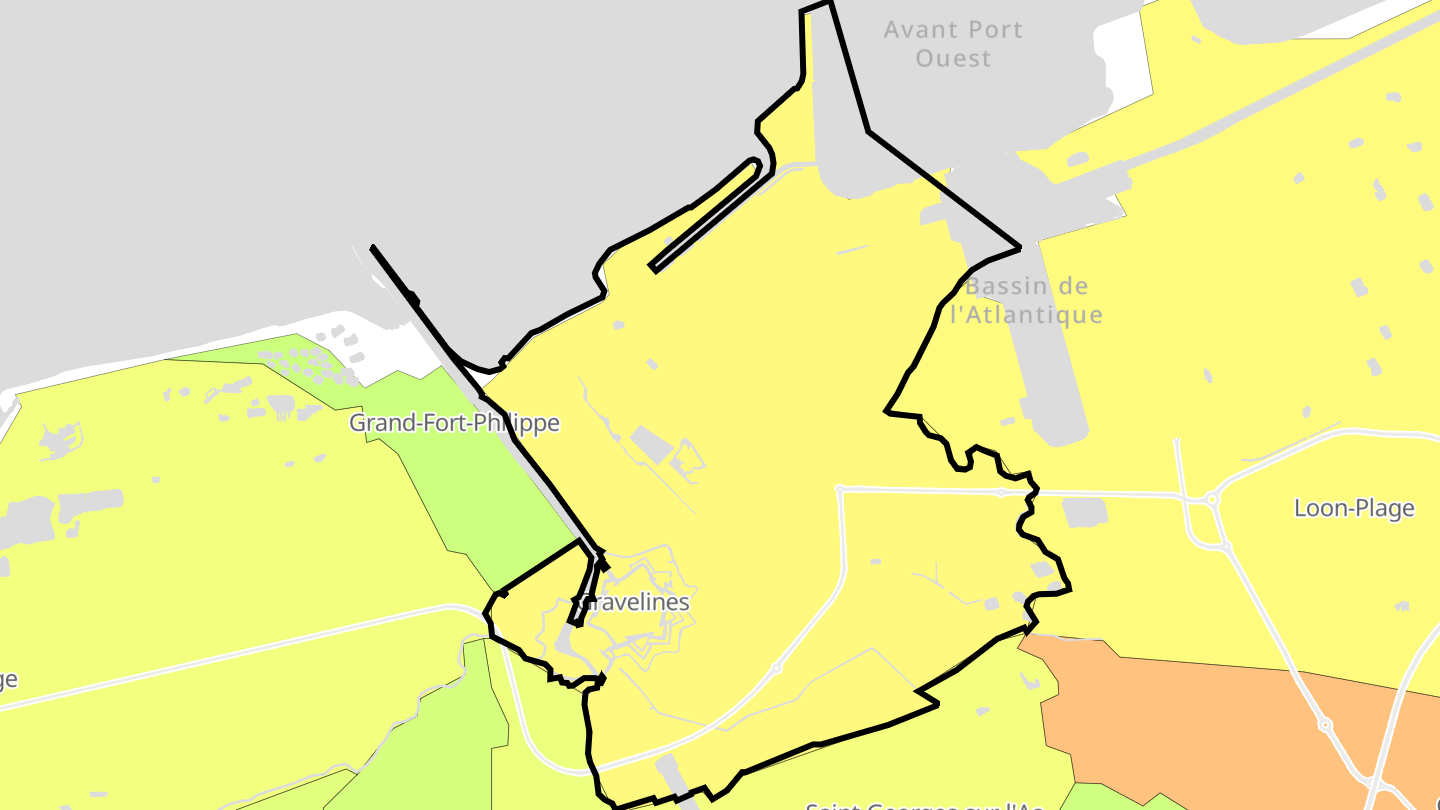 Carte des prix de l'immobilier Gravelines