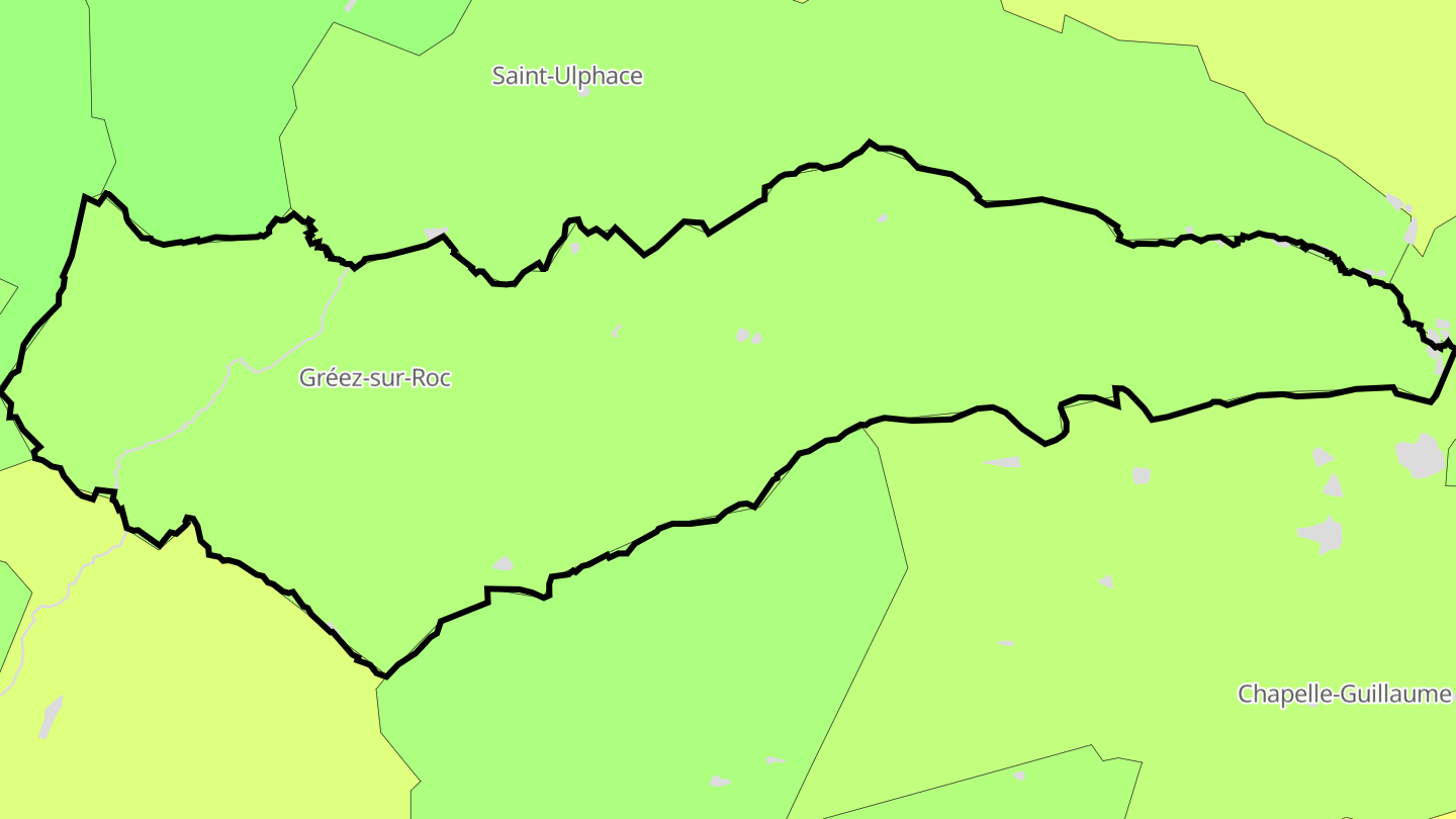 Carte des prix de l'immobilier Gréez-sur-Roc