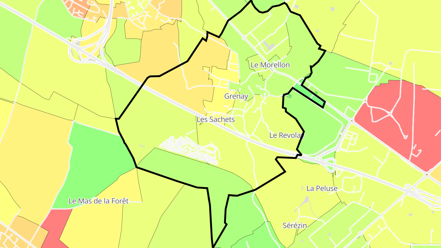 Carte des prix de l'immobilier Grenay