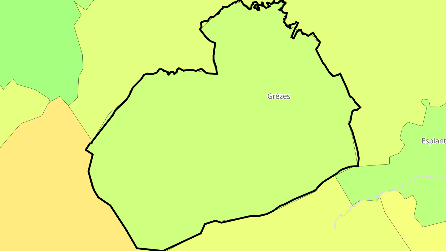 Carte des prix de l'immobilier Grèzes