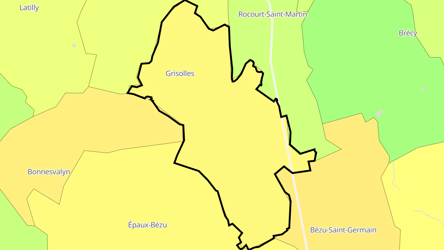 Carte des prix de l'immobilier Grisolles