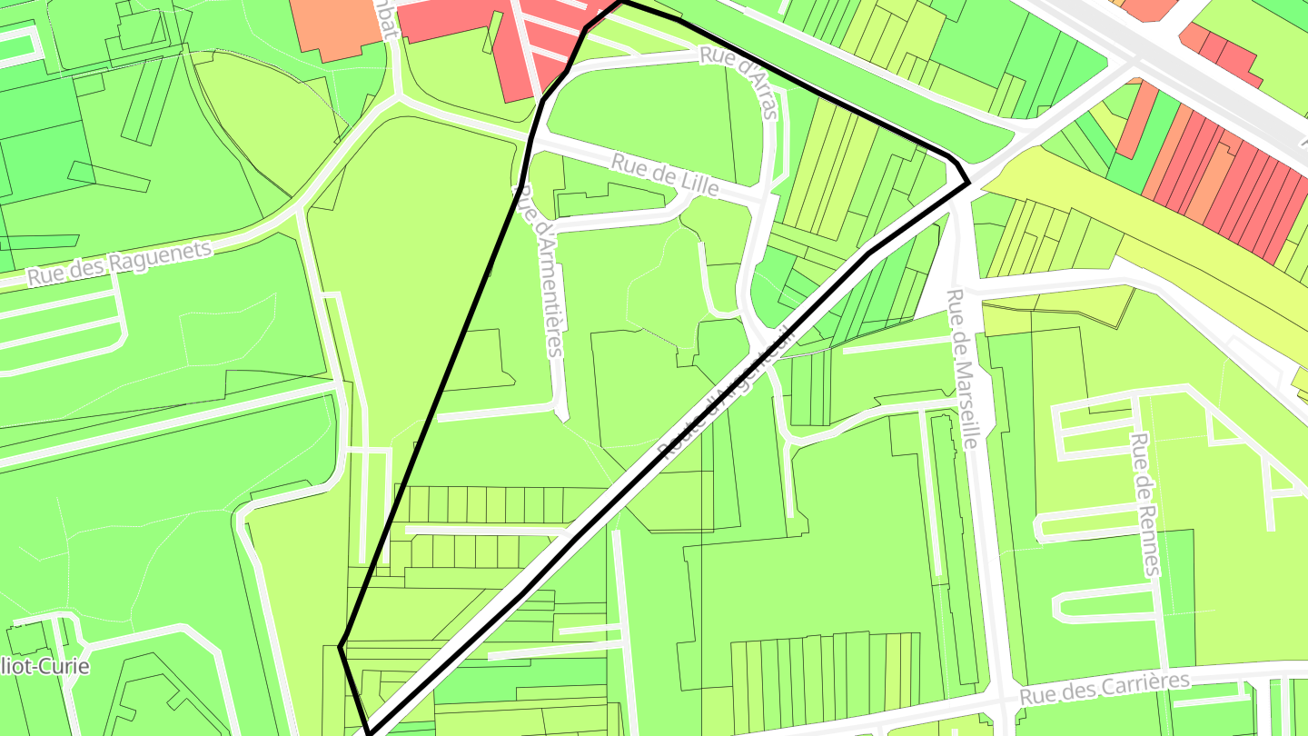 Carte des prix de l'immobilier Gros Buisson