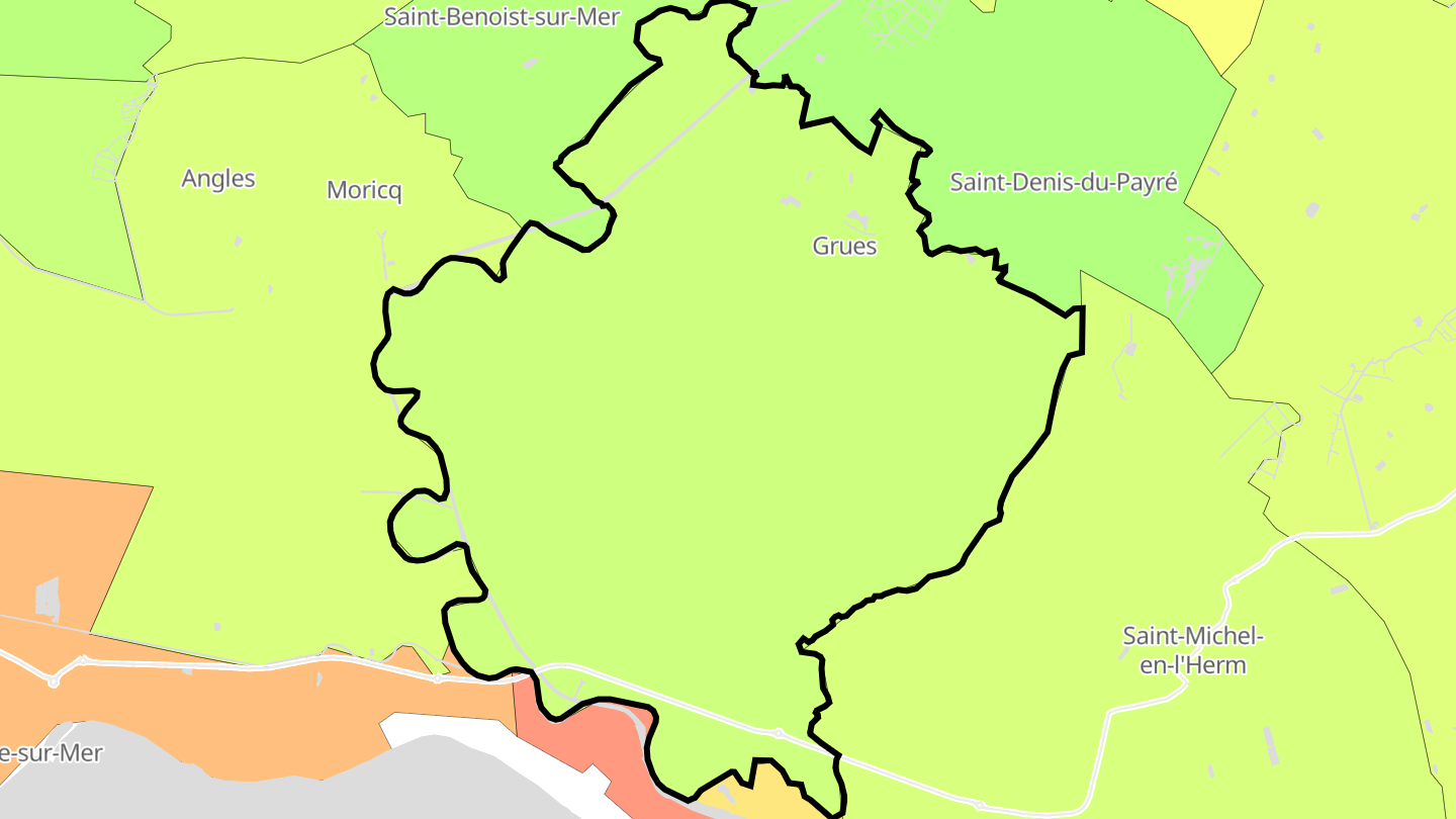 Carte des prix de l'immobilier Grues