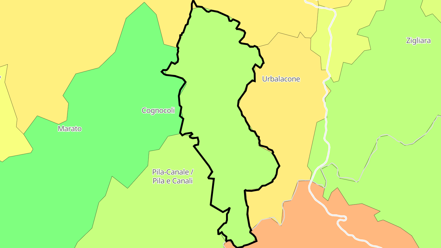 Carte des prix de l'immobilier Guargualé