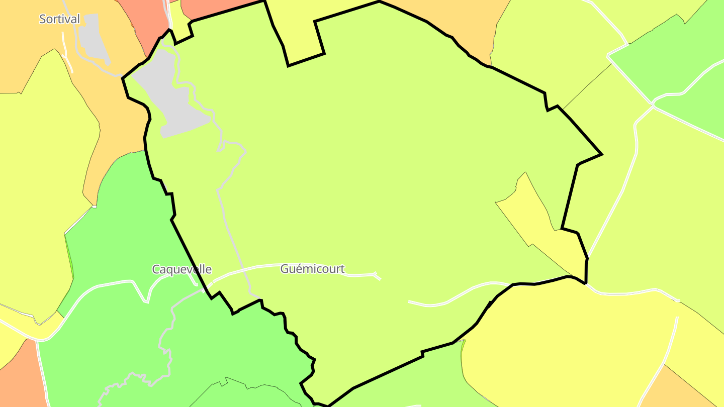 Carte des prix de l'immobilier Guémicourt