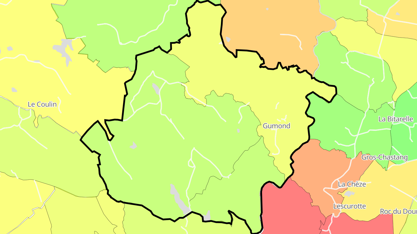 Carte des prix de l'immobilier Gumond