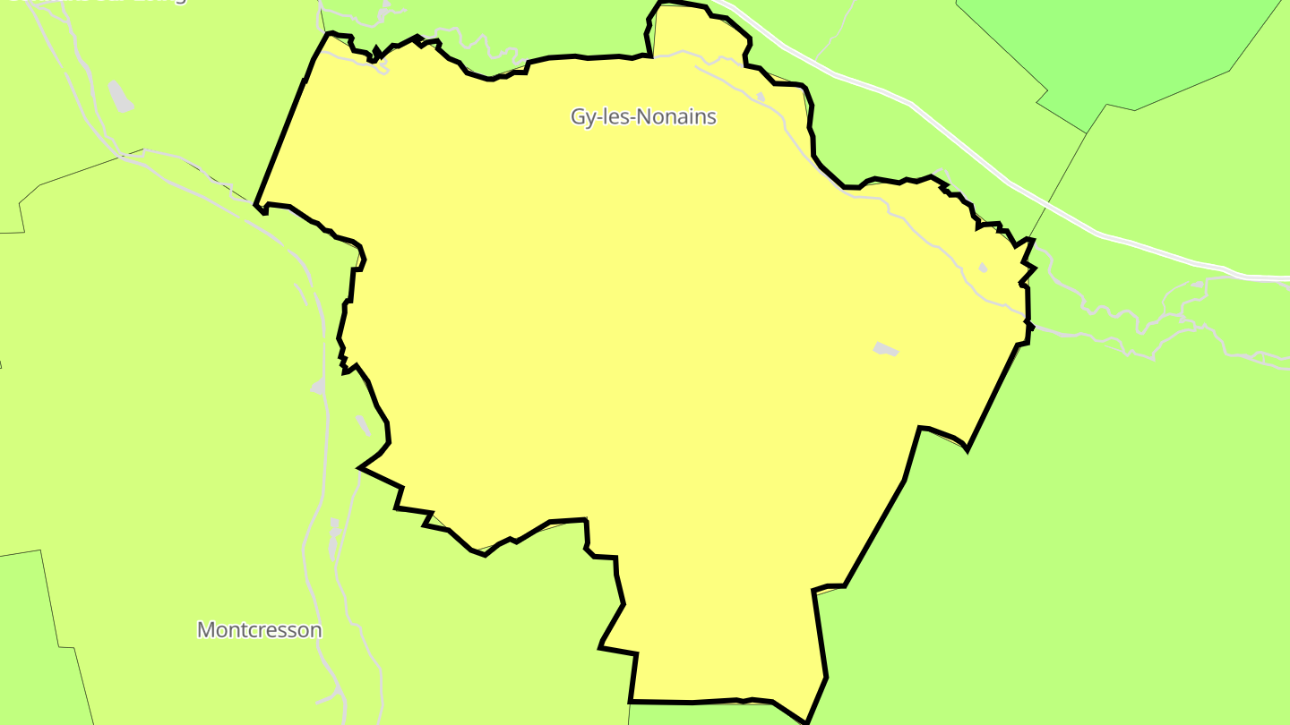 Carte des prix de l'immobilier Gy-les-Nonains