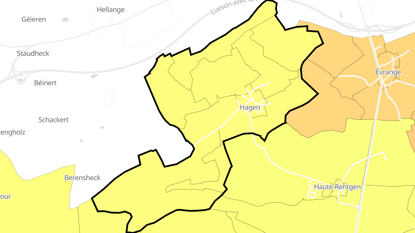 Carte des prix de l'immobilier Hagen