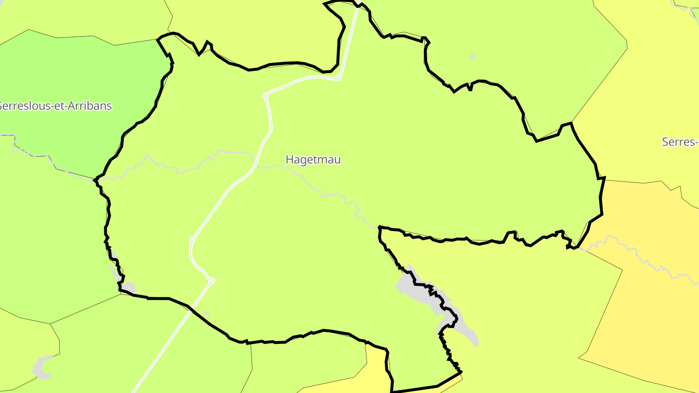 Carte des prix de l'immobilier Hagetmau