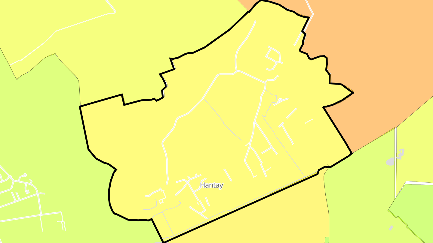 Carte des prix de l'immobilier Hantay
